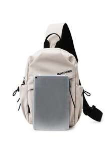 Myco Lightweight,Business Casual Small Sling Bag Casual Letter Graphic For Daily Life For Teen Girls Women College Students,Rookies & White-Collar Workers Perfect For Office,College,Work ,Business,Commute,Outdoors, Travel, Outings, Preppy Bum Bag For The First Day Of School Christmas Gift