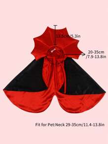 ABLAZE ZAI 1 件双色宠物服装万圣节万圣节服装 - 彩色 - 查看 5