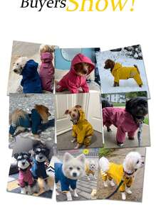 1pc Premium Blue Waterproof Raincoat - Blue - View 6