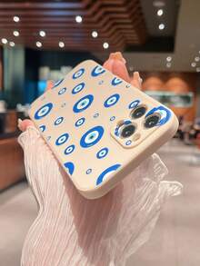 Vỏ điện thoại silicon in hình mắt ác - Nhiều màu - Xem 2