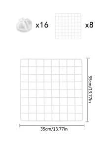 8pcs Iron Wire Grid Pet Fence Cage Panels For Cats And Dogs - White - View 4