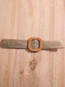 中小孩女孩露肩荷葉邊上衣和裙子 - 杏色 - 查看 9