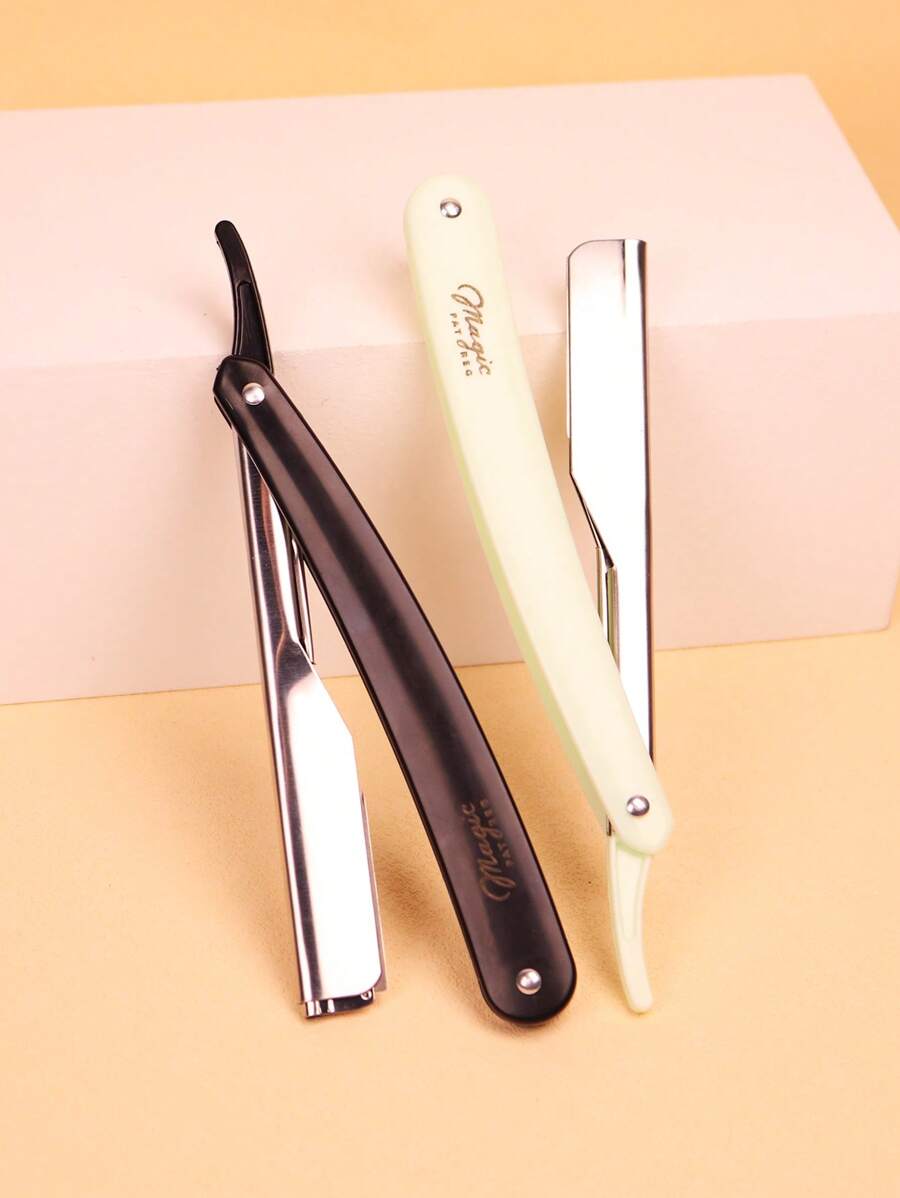 Shaving Razor,Straight Edge Shaver, Beard Trimmer Hair Removal Foldable