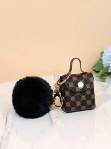 Mặt dây chuyền trang trí hình quả bóng họa tiết hình học Phụ kiện túi quà tặng Phụ kiện trang trí cho bé gái tuổi teen Phụ nữ Sinh viên đại học Tân binh & Nhân viên văn phòng Quà tặng Phụ kiện xe hơi Phụ kiện móc chìa khóa cho phụ nữ Móc chìa khóa sang trọng Thú nhồi bông - màu nâu - Xem 3