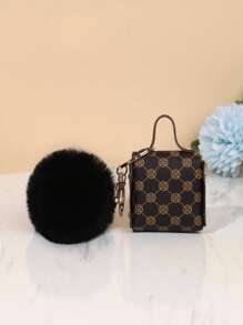 Mặt dây chuyền trang trí hình quả bóng họa tiết hình học Phụ kiện túi quà tặng Phụ kiện trang trí cho bé gái tuổi teen Phụ nữ Sinh viên đại học Tân binh & Nhân viên văn phòng Quà tặng Phụ kiện xe hơi Phụ kiện móc chìa khóa cho phụ nữ Móc chìa khóa sang trọng Thú nhồi bông - màu nâu - Xem 4