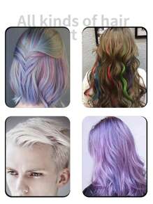 Peine de cola de rata de material PP resistente al calor, simple y de 1 pieza para separar y teñir el cabello, cepillo de cabello, cepillo, cepillos de cabello, cepillo de bordes, cepillo de cabello, peine de cabello, peine de cabello, cepillo desenredante, cepillo de bola, mini cepillo de cabello, juego de cepillos de cabello, peine de madera - Rosa - Ver 5