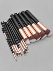 Bộ cọ trang điểm 14 cây, cọ nền Kabuki tổng hợp cao cấp, phấn phủ che khuyết điểm, phấn mắt, má hồng, bộ cọ trang điểm, bộ cọ, bộ cọ trang điểm, bộ cọ trang điểm, bộ trang điểm hoàn chỉnh, bộ cọ trang điểm, bộ trang điểm hoàn chỉnh, bộ cọ, bộ cọ trang điểm, bộ quà tặng trang điểm, bộ - màu đen - Xem 2