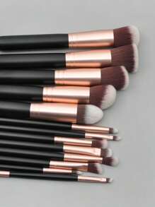 Bộ cọ trang điểm 14 cây, cọ nền Kabuki tổng hợp cao cấp, phấn phủ che khuyết điểm, phấn mắt, má hồng, bộ cọ trang điểm, bộ cọ, bộ cọ trang điểm, bộ cọ trang điểm, bộ trang điểm hoàn chỉnh, bộ cọ trang điểm, bộ trang điểm hoàn chỉnh, bộ cọ, bộ cọ trang điểm, bộ quà tặng trang điểm, bộ - màu đen - Xem 3