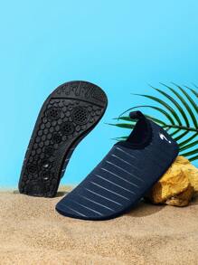 男孩透氣速乾問號圖案涉水鞋 - 藏蓝色 - 查看 4