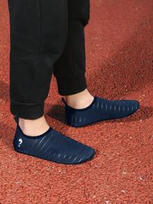 男孩透氣速乾問號圖案涉水鞋 - 藏蓝色 - 查看 8