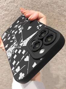 1 件 TPU 彩色喷漆防震简约手机保护套，兼容 、三星、红米 - 彩色 - 查看 4