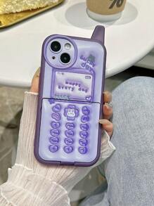 有趣字母圖形手機殼 - 彩色 - 查看 3