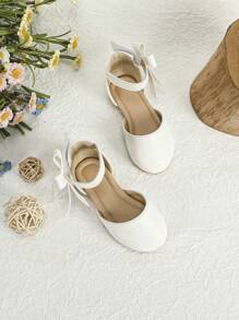 Trang trí nơ cho bé gái Dây đeo mắt cá chân dây buộc móc và vòng cho bữa tiệc - trắng - Xem 5