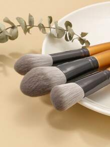 9件套化妆刷套装，化妆刷套装，化妆刷包，化妆刷套装，全套化妆刷，化妆刷套装，全套化妆工具，刷子套装，化妆刷套装，化妆礼盒套装，套装，赠品，专业化妆刷，全套化妆工具 - 黃色 - 查看 4