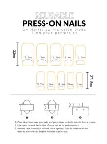 Upgrade Your Look With 24pcs Long Coffin Leopard Print Novelty Full Cover Fake Nail Kit - Multicolor - View 6