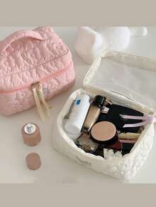 Túi mỹ phẩm , 1 Miếng Hình hoa Hình vuông Túi trang điểm Túi trang điểm Hộp đựng Túi đựng cọ trang điểm Túi mỹ phẩm - Nhiều màu - Xem 5