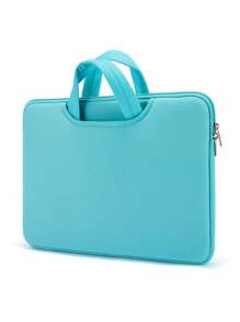 Solid Laptop Bag - Baby Blue - View 1