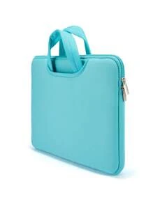 Solid Laptop Bag - Baby Blue - View 3