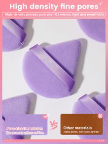 Bộ dụng cụ trang điểm, 2 miếng mút trang điểm lớn màu tím & 4 miếng mút nhỏ & 4 miếng mút trang điểm nền dạng kem Puff Beauty - Nhiều màu - Xem 6