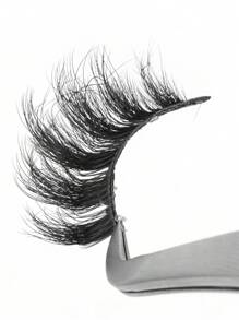 30 cặp/bộ Crisscross Phong Cách Hỗn Hợp Lông Mi Giả Bộ, Handmade Dài & Cong & Dày Tự Nhiên Giả Chồn Hàng Mi - màu đen - Xem 6