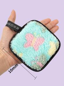 MAANGE 6pcs Square Makeup Remover Puff,Soft And Skin Friendly Face Towel,Cleaning Tools Easy Carrying For Travel - Multicolor - View 3