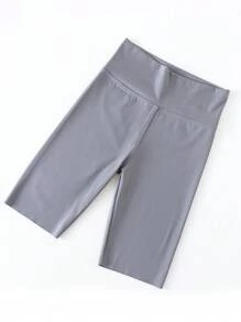 1雙嬰兒素色褲襪適用於日常生活 - 灰色 - 查看 6