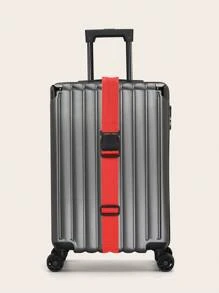 Bộ dây đai và thẻ hành lý cho vali, dây đai hành lý, dây đai du lịch, túi đựng thắt lưng cho trường học, phụ kiện học tập, đồ dùng học tập - Đỏ - Xem 2