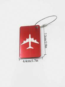 Bộ dây đai và thẻ hành lý cho vali, dây đai hành lý, dây đai du lịch, túi đựng thắt lưng cho trường học, phụ kiện học tập, đồ dùng học tập - Đỏ - Xem 6