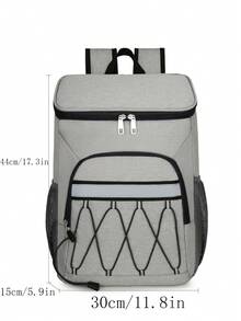 picnic Mochila impermeable al aire libre de viaje Mochila picnic Mochila aislamiento embalar - Gris - Ver 5