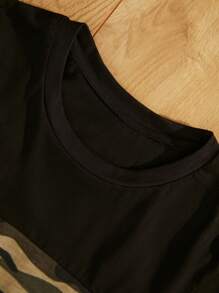 RueChic Boys Camo Print Tee & Shorts - Multicolor - View 4