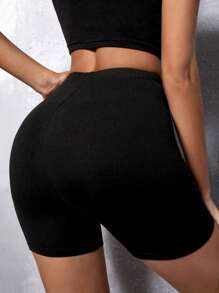 SHEIN SXY Quần tất nữ Loại bướm Giải trí - màu đen - Xem 2