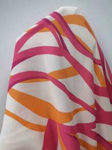 SHEIN Clasi Allover Print Belted Shirt Dress