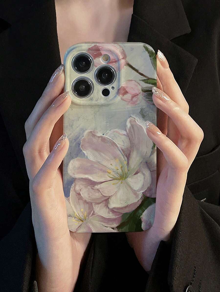 Floral Print Phone Case - Multicolor - View 1