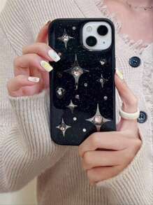 Apple Star Print Phone Case