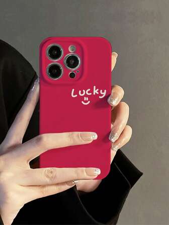 Letter Graphic Phone Case