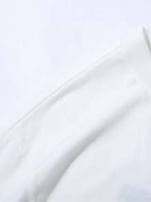 Nam Rồng & Đồ họa Chữ cái Áo thun - trắng - Xem 3