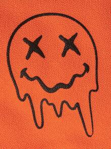 Manfinity RebelGame 男士卡通圖案T恤和腰部抽繩短褲 - 彩色 - 查看 5