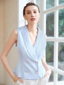 MOTF PREMIUM SLEEVELESS BLAZER VEST