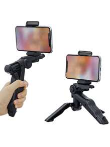 Giá đỡ điện thoại để bàn 1 chân máy - màu đen - Xem 1