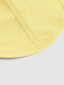 SHEIN MOD 素色褶邊吊帶上衣