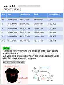 1pc Striped Print Bow Decor Pet Shirt - Black - View 2