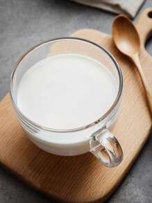 1 cốc thủy tinh, cốc ăn sáng đa năng trong suốt hiện đại cho gia đình - Trong sáng - Xem 8