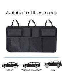 Car Trunk Storage Bag - Black - View 2