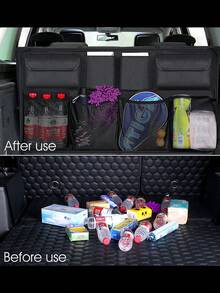 Car Trunk Storage Bag - Black - View 4