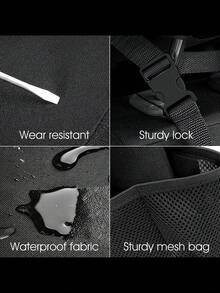 Car Trunk Storage Bag - Black - View 5