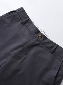 Manfinity Mode Men Button Front 1pc Waistcoat & 1pc Suit Trousers - Multicolor - View 3