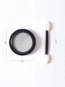 1 hộp bột móng nghệ thuật long lanh - Bạc - Xem 3