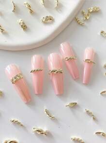 20片五種金屬扣釘美甲珠寶diy - 彩色 - 查看 1