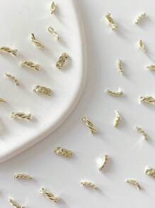 20片五種金屬扣釘美甲珠寶diy - 彩色 - 查看 4