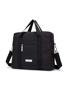 Bebé Bolsa de pañales guateado - Negro - Ver 2